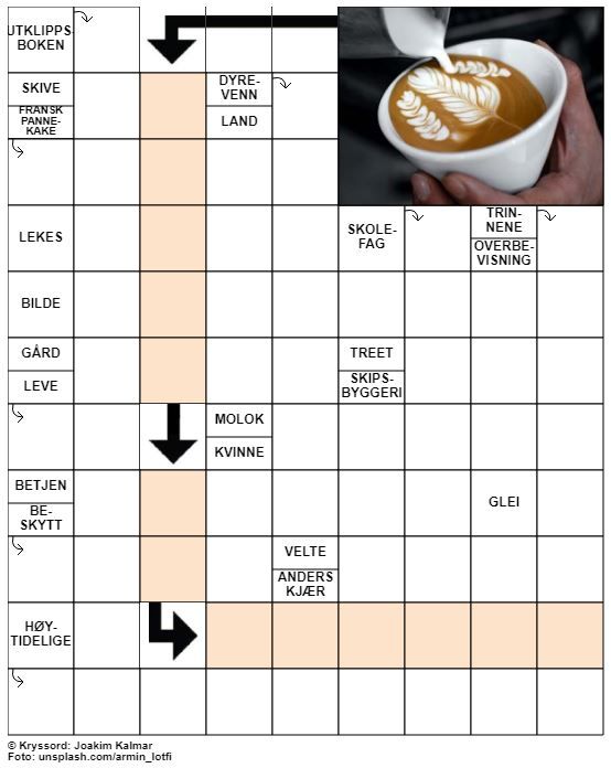 Dagens kryssord – 9. Mai - 2020