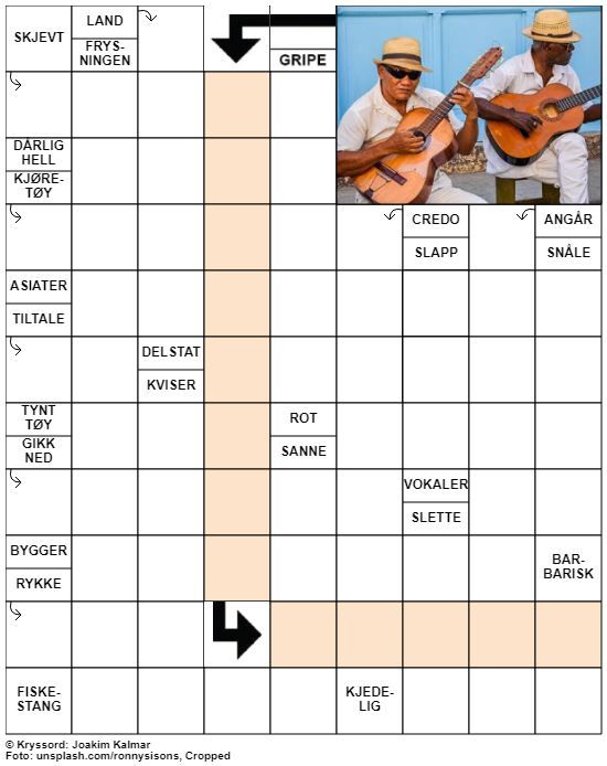 Dagens kryssord – 9. Juni- 2020