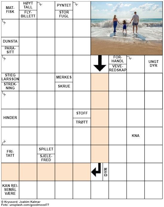 Dagens kryssord – 12. Juli - 2020