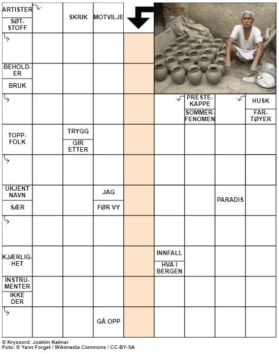 Dagens kryssord – 22. Juli - 2020