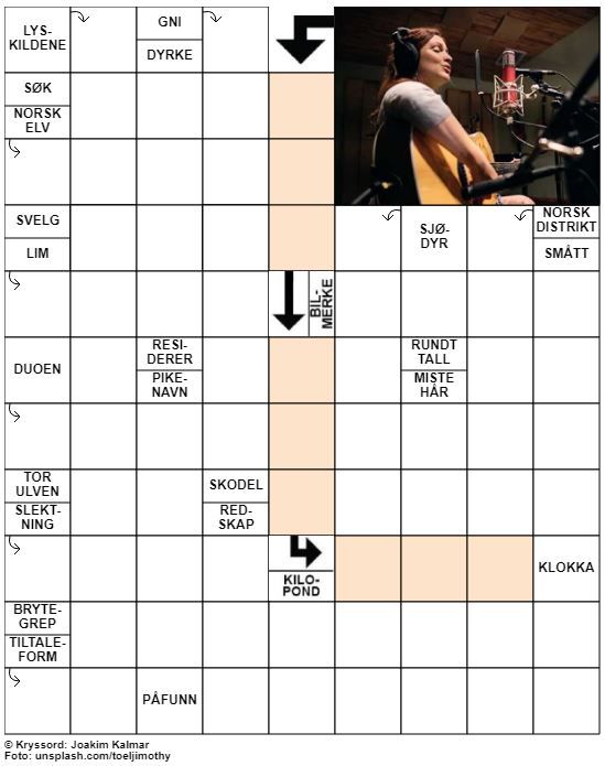 Dagens kryssord – 27. Juli - 2020