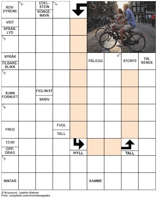 Dagens kryssord – 12. August - 2020