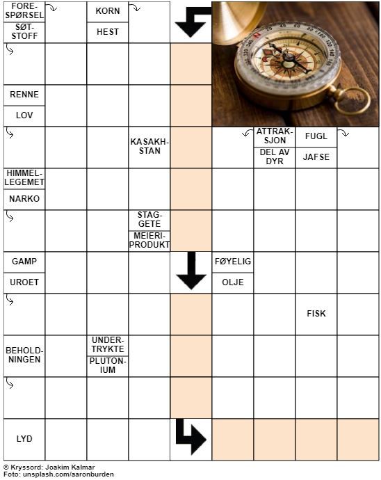 Dagens kryssord – 9. September - 2020