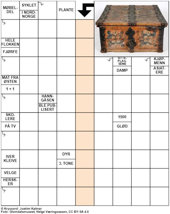 Dagens kryssord – 10. September - 2020