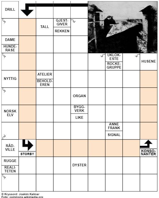 Dagens kryssord – 13. September - 2020