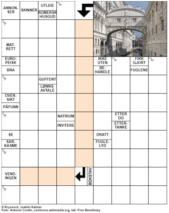 Dagens kryssord – 22. September - 2020