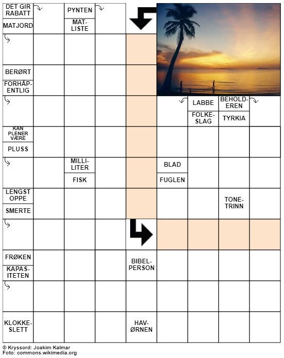 Dagens kryssord – 23. September - 2020