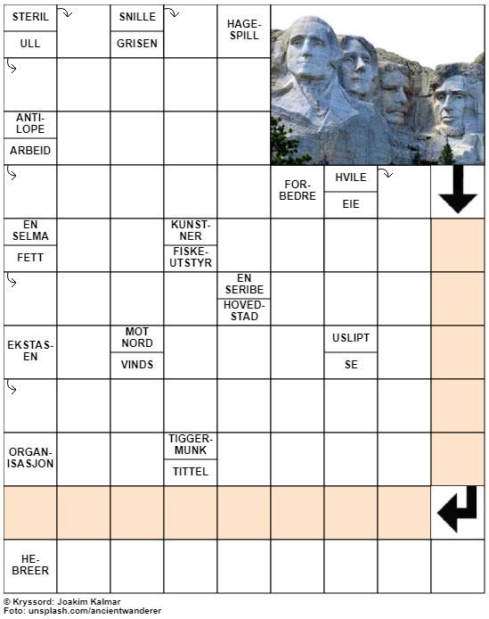 Dagens kryssord – 27. September - 2020