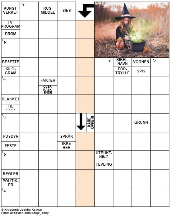 Dagens kryssord – 20. Oktober- 2020