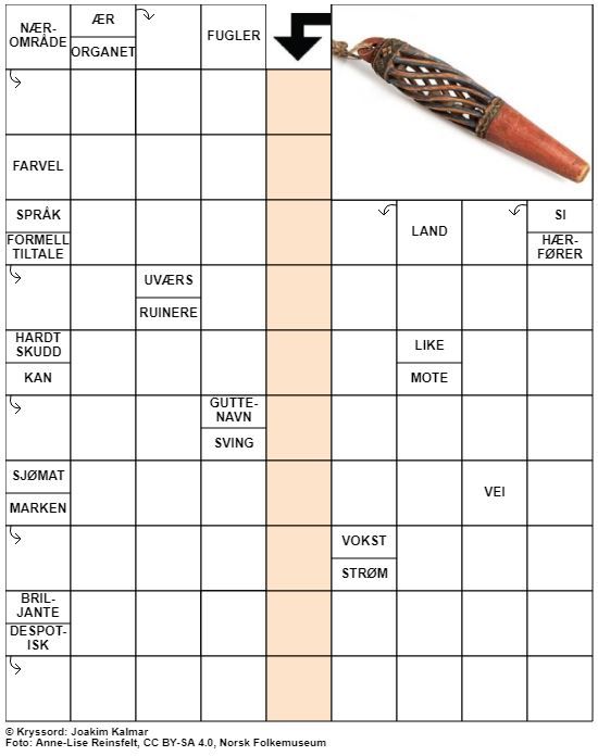 Dagens kryssord – 24. Oktober - 2020