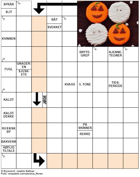 Dagens kryssord – 31. Oktober - 2020