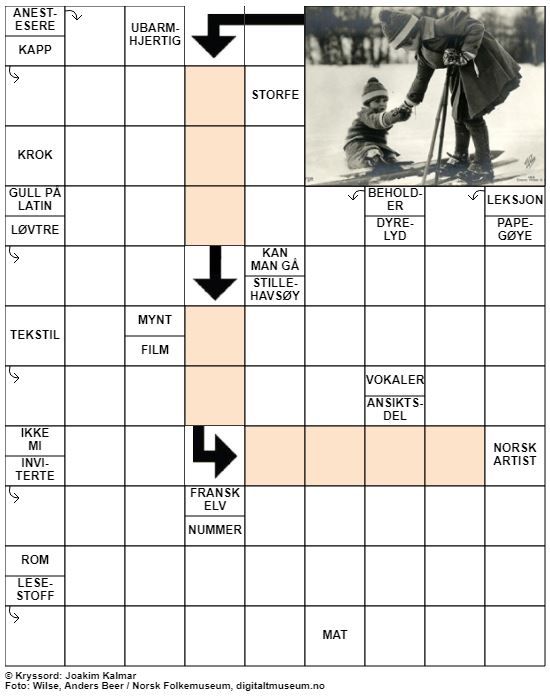 Dagens kryssord – 23. November- 2020