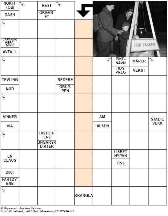 Dagens kryssord – 27. November- 2020