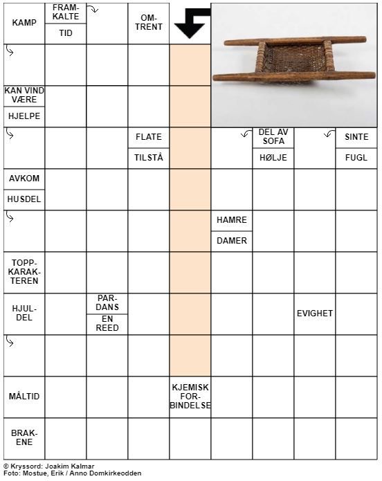 Dagens kryssord – 11. Januar - 2021
