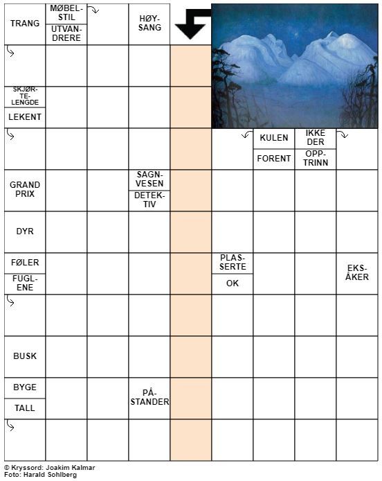 Dagens kryssord – 29. Januar - 2021