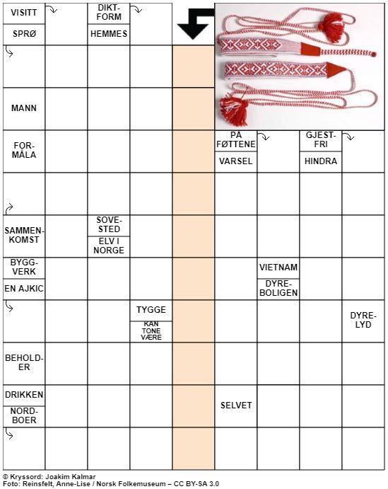 Dagens kryssord – 12. Februar - 2021