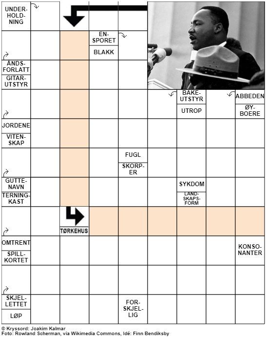 Dagens kryssord – 7. Mars - 2021