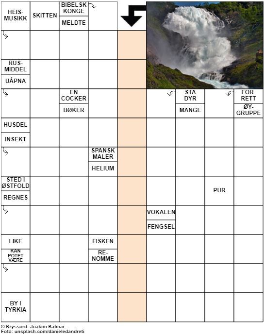 Dagens kryssord – 18. Mars - 2021