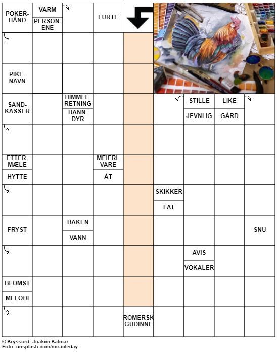 Dagens kryssord – 23. Mars - 2021