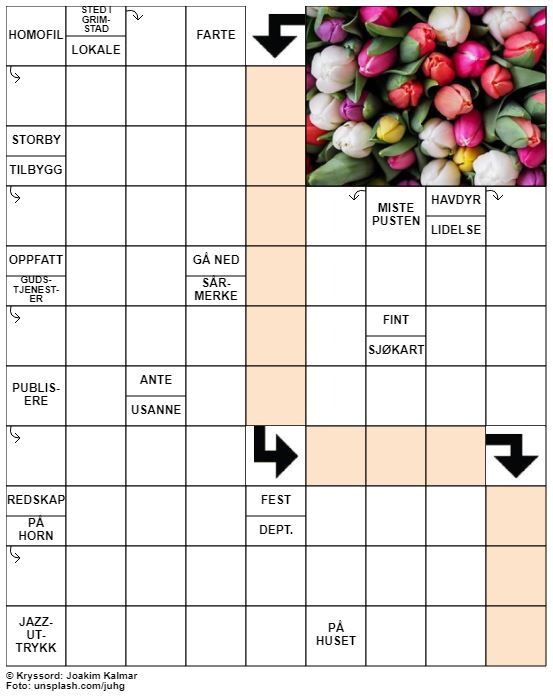 Dagens kryssord – 25. Mars - 2021