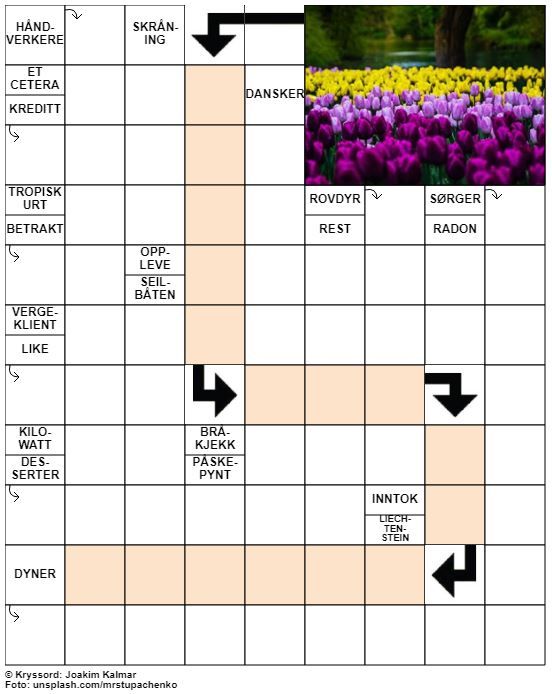Dagens kryssord – 5. April - 2021