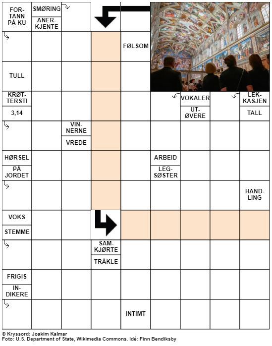 Dagens kryssord – 7. April - 2021