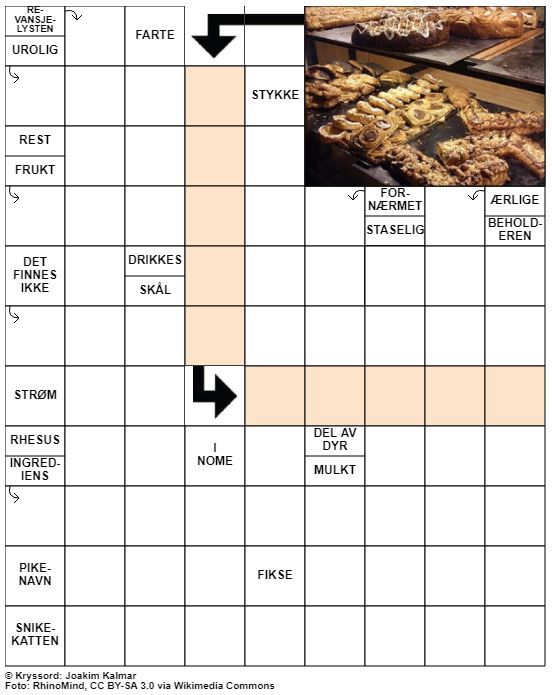 Dagens kryssord – 12. April - 2021