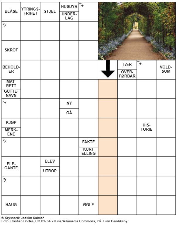 Dagens kryssord – 16. April - 2021