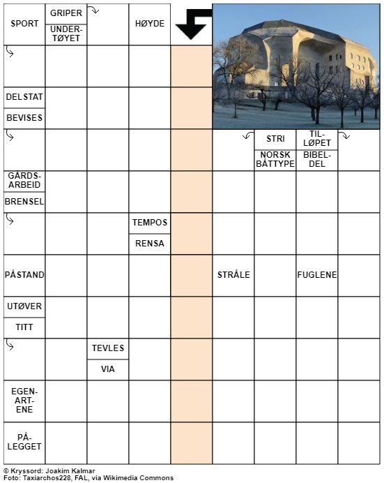 Dagens kryssord – 27. Mai - 2021