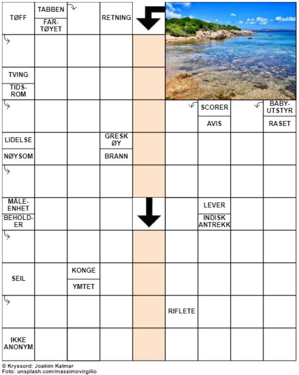 Dagens kryssord – 29. Mai - 2021