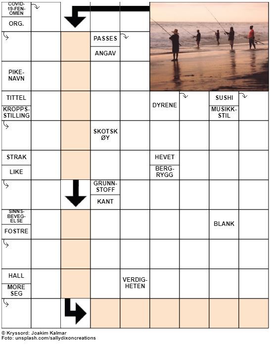 Dagens kryssord – 14. Juni - 2021