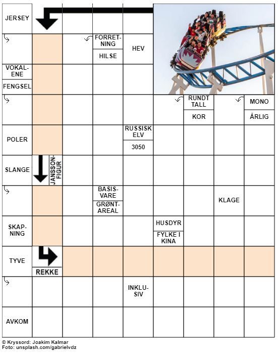 Dagens kryssord – 6. Juli - 2021