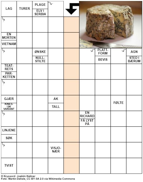 Dagens kryssord – 21. August - 2021