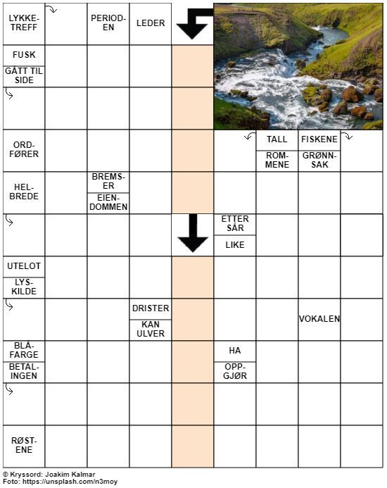 Dagens kryssord – 4. Oktober - 2021