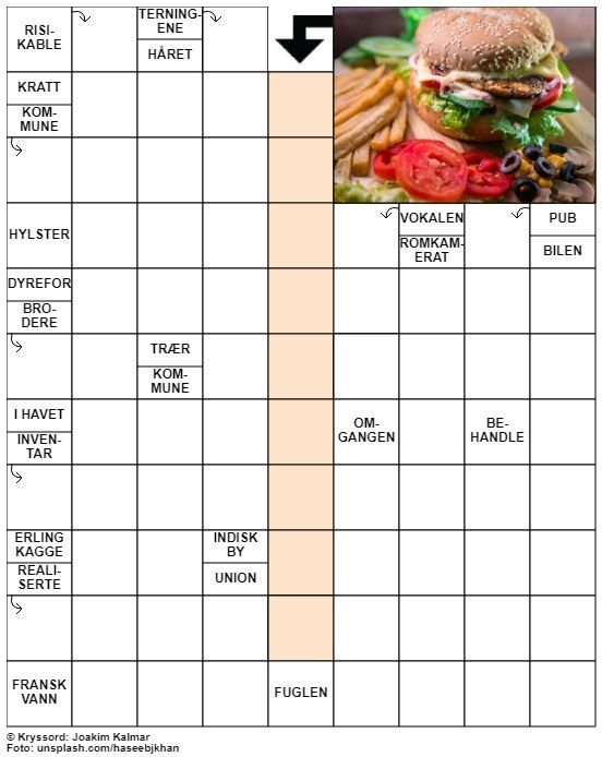 Dagens kryssord – 6. September - 2021