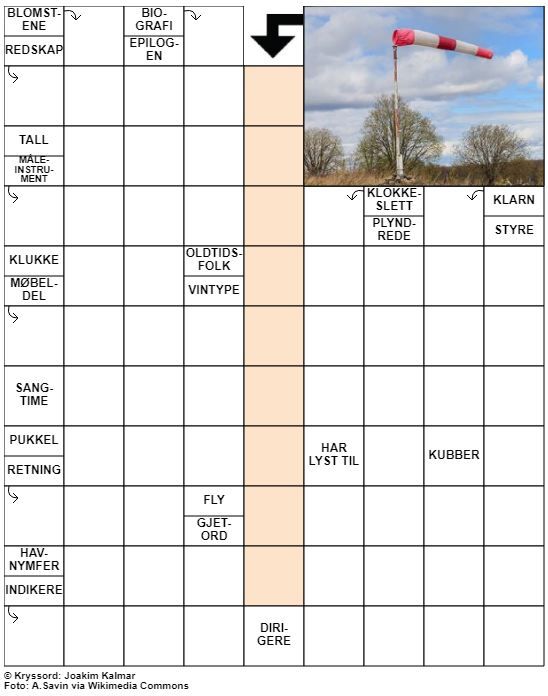 Dagens kryssord – 11. September - 2021