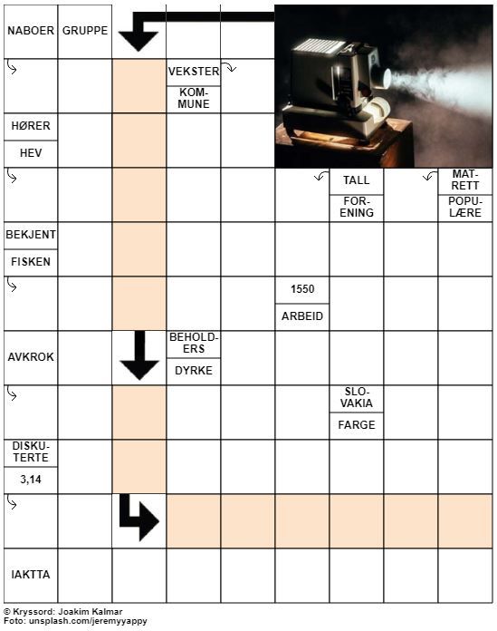 Dagens kryssord – 16. September - 2021