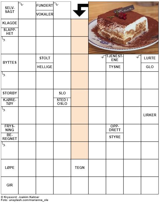 Dagens kryssord – 17. September - 2021
