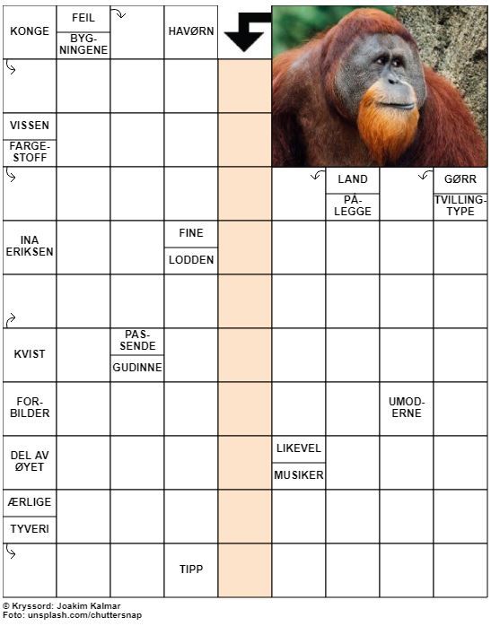 Dagens kryssord – 18. September - 2021