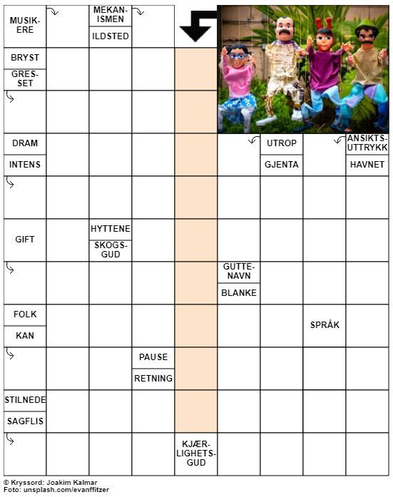 Dagens kryssord – 19. August - 2021