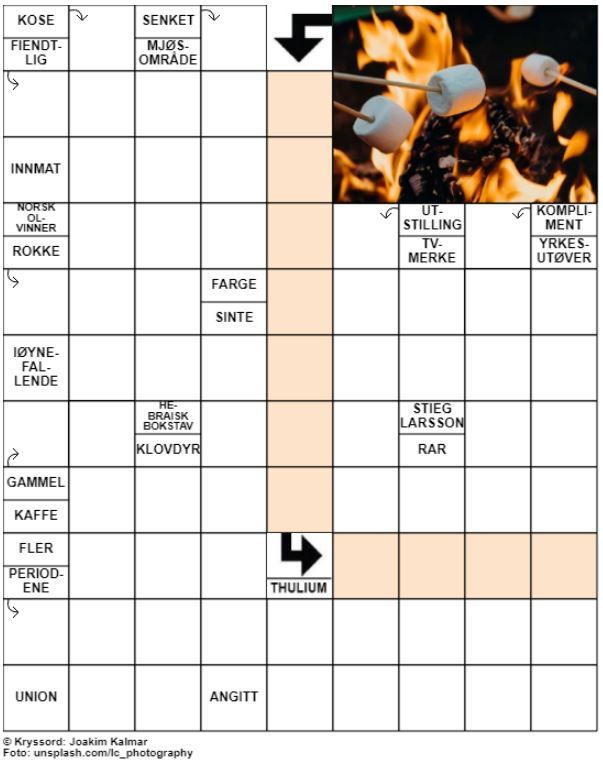 Dagens kryssord – 22. September - 2021
