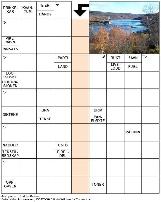 Dagens kryssord – 23. September - 2021