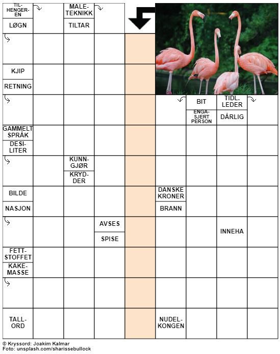Dagens kryssord – 26. September - 2021
