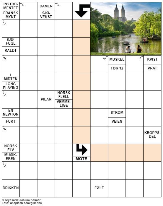 Dagens kryssord – 6. Oktober - 2021