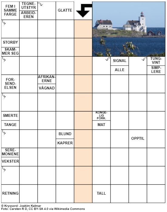 Dagens kryssord – 15. Oktober - 2021