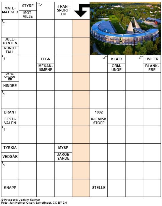 Dagens kryssord – 16. Oktober - 2021