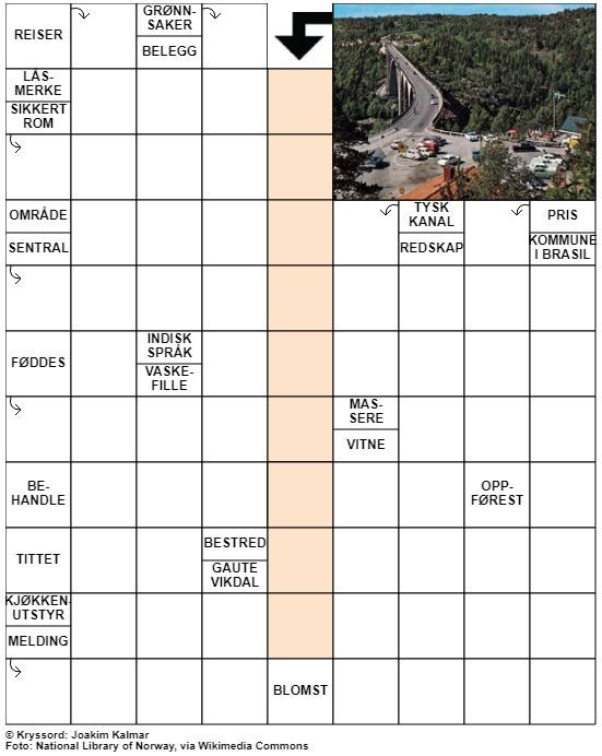 Dagens kryssord – 21. Oktober - 2021