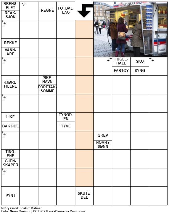 Dagens kryssord – 22. Oktober - 2021