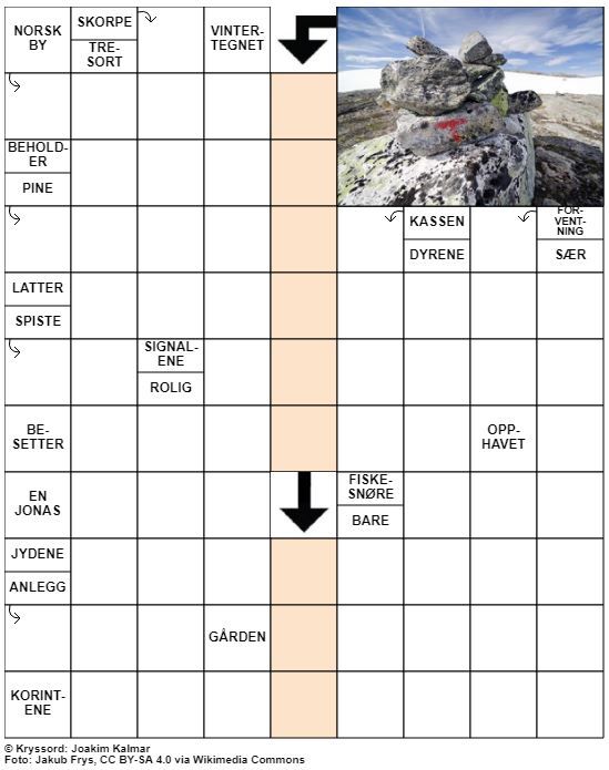 Dagens kryssord – 23. Oktober - 2021