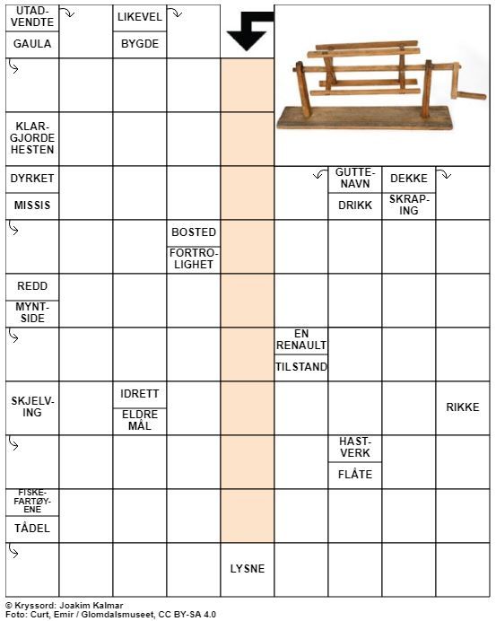 Dagens kryssord – 26. Oktober - 2021
